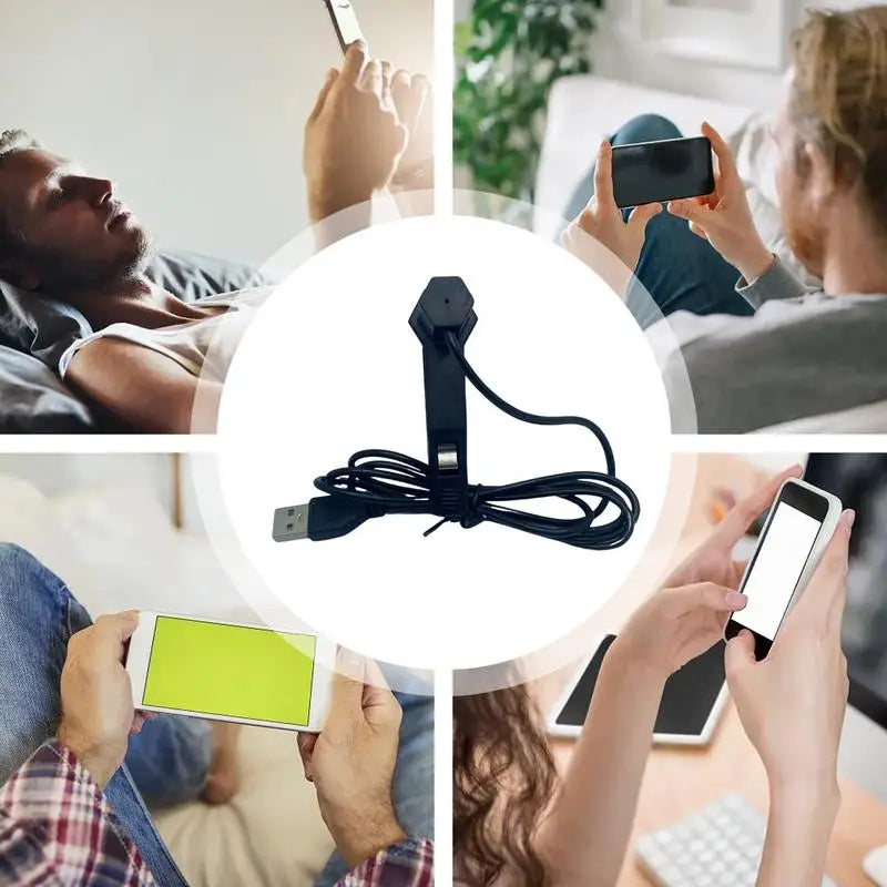Screen Tapper Automatic Phone Screen Tapper Simulated Finger Clicking USB Clicker For Games Shopping Quick Deal Live Broadcasts