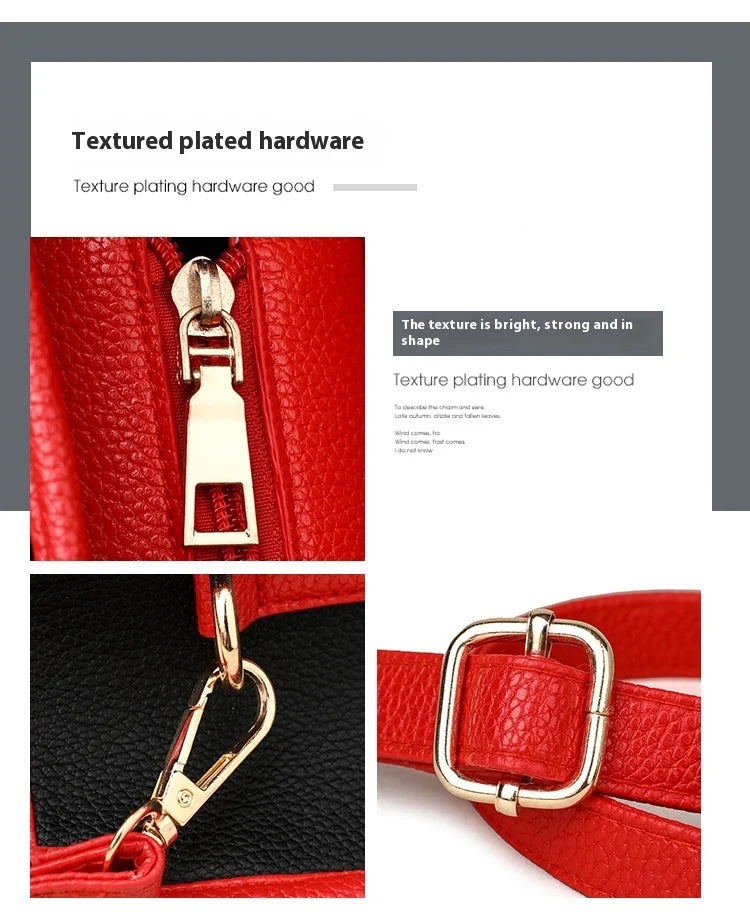 The New Fashion Women's Bag All Match High-Grade Sense Bag Women's Large Capacity Briefcase Women's Single Shoulder Tote Bag