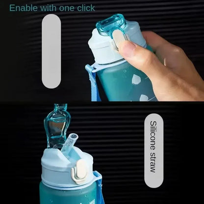 750ml CR7 Sports Water Bottles Anime Football Star Ronaldos Frosted Bottle Outdoor Travel Gym Fitness Jugs Portable Drinking Cup
