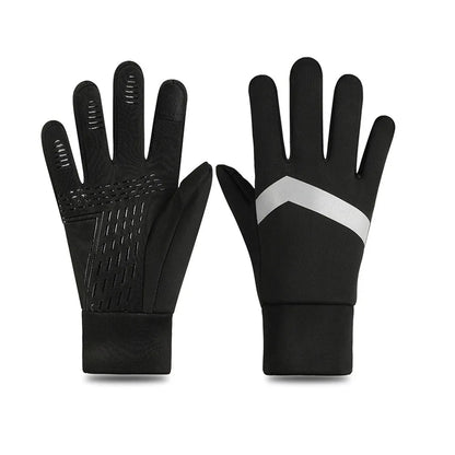 Kids Waterproof Cycling Gloves - Thermal Winter Sports Gloves with Touch Screen & Anti-Slip Grip