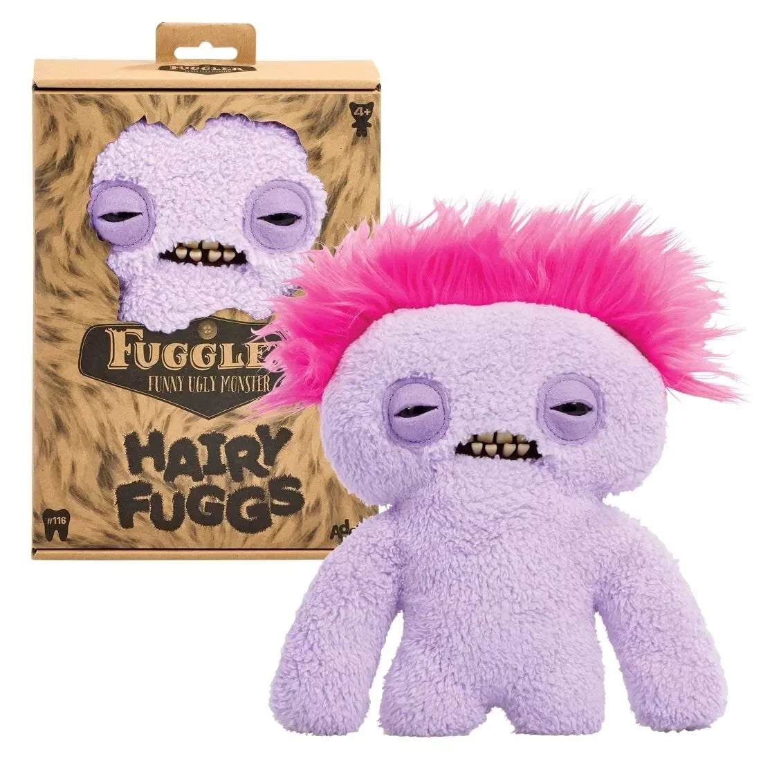 100% Original Fuggler Plush Sir Belch Old Tooth Annoyed Alien Screech Mini Rascals Hairy Fart Face Wide Eyed Monster Stuffed Toy