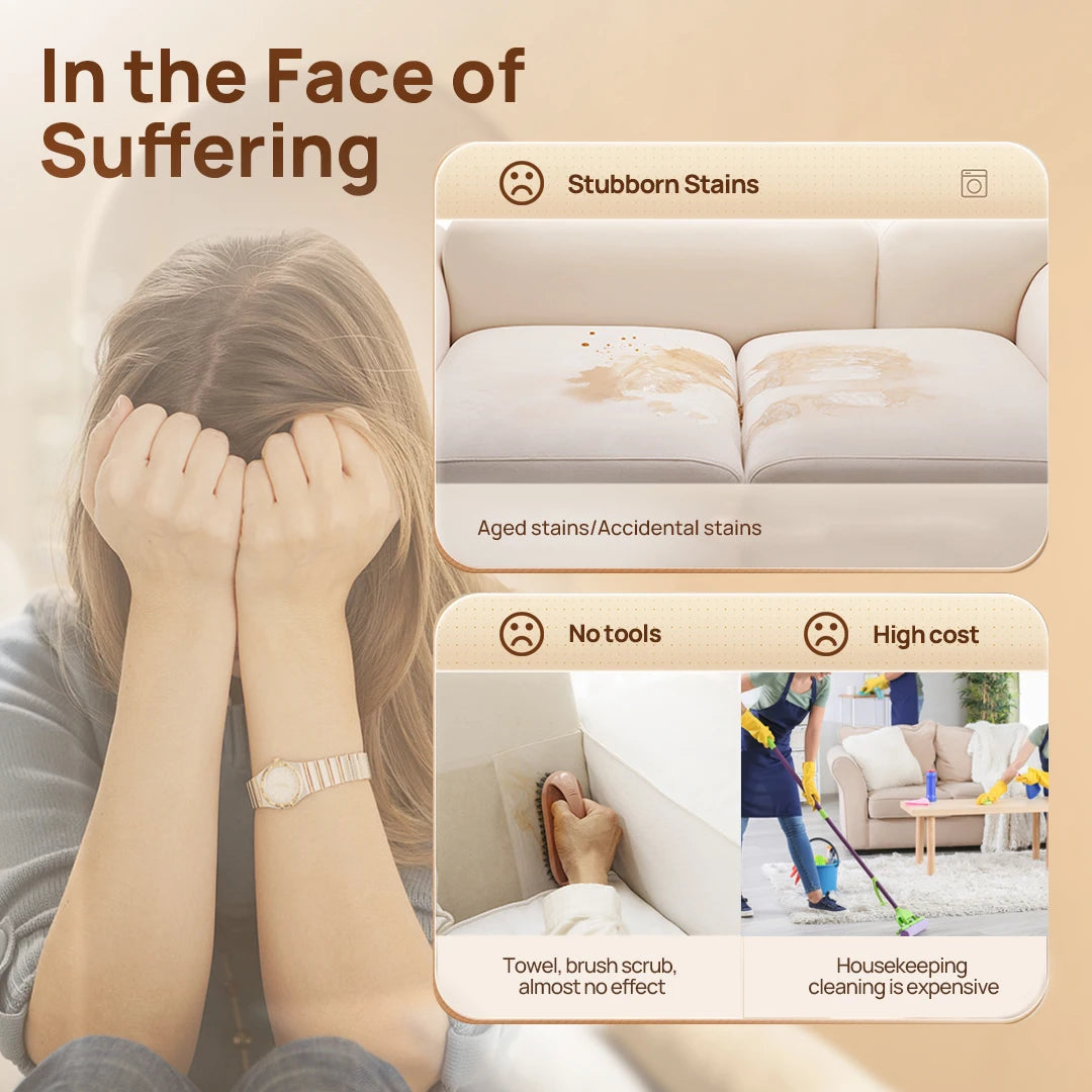 MIUI Multi-Purpose Portable Carpet Cleaner Upholstery Cleaner Machine Deep-Cleaning Shampooer for Home Use