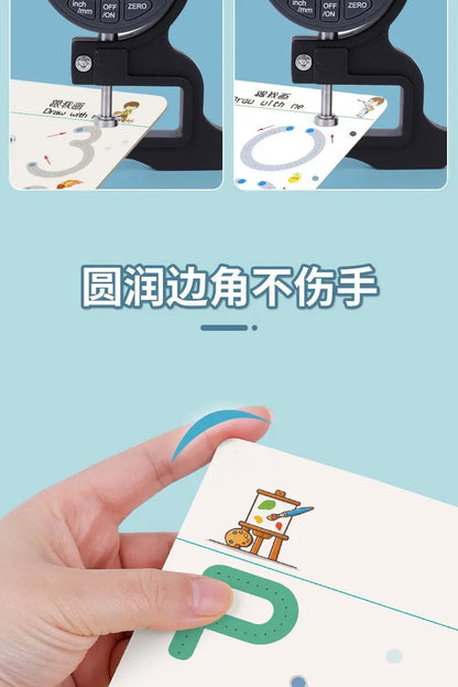 Magical Montessori Tracing Workbook Reusable Pen Control and Tracing Book for Kids Calligraphy and Drawing Educational Toys