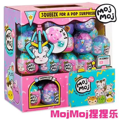 Moj Moj Innovation Series Squishy Toys Cute Soft Animal Model Stress Relief Toy Capsule Mystery Pack Blind Box Toys Kids Gifts