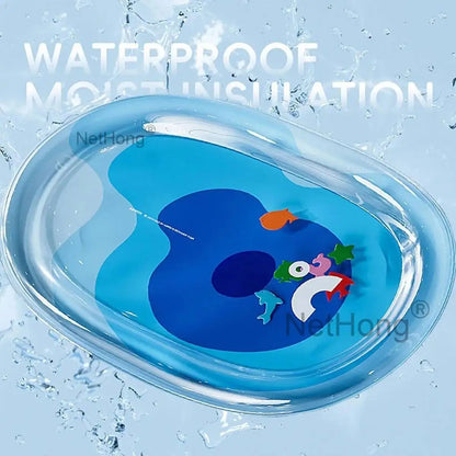 Tummy Time Mat Iatable Summer Cooling Pet Water Bed Cushion For Cats