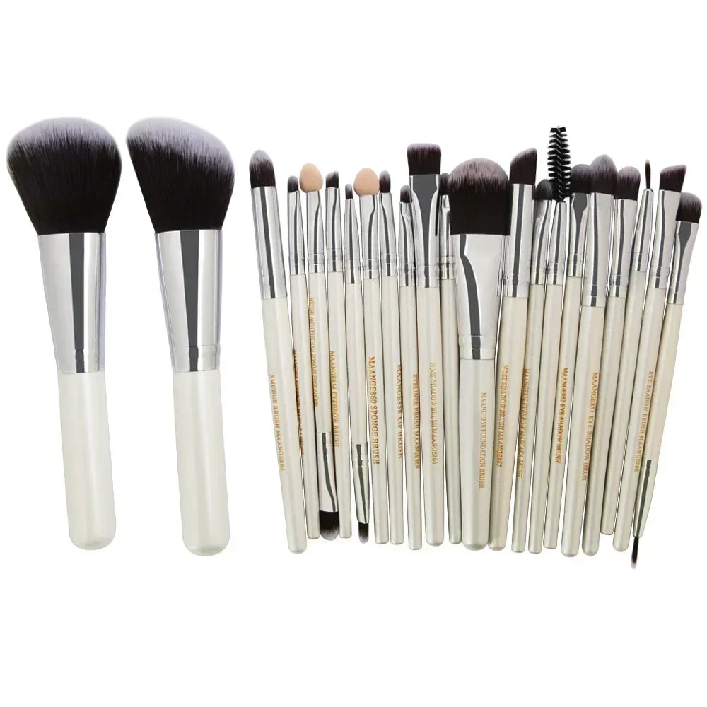 Professional Makeup Brush Set - 22 Piece Premium Cosmetic Brushes Kit for Eyeshadow & Eyeliner