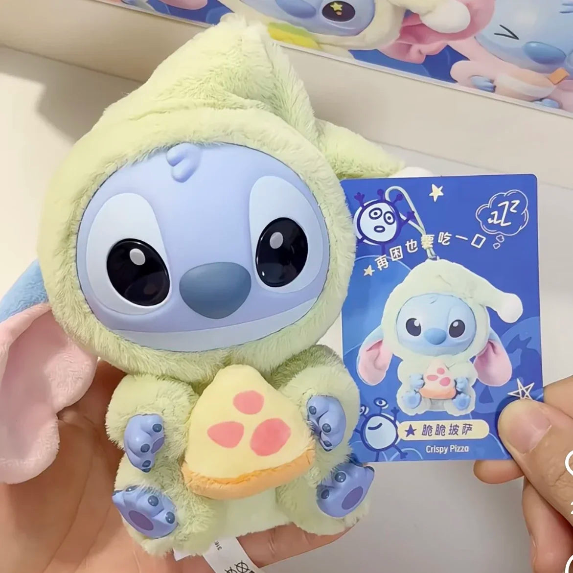 New Stitch Eat Some Thing Before Sleep Series Vinyl Blind Box Bag plush Pendant Cute Doll Mystery Box Toy Adult Gift