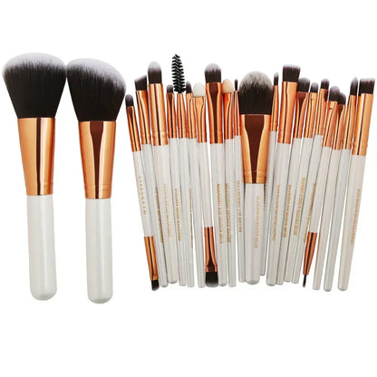 Professional Makeup Brush Set - 22 Piece Premium Cosmetic Brushes Kit for Eyeshadow & Eyeliner