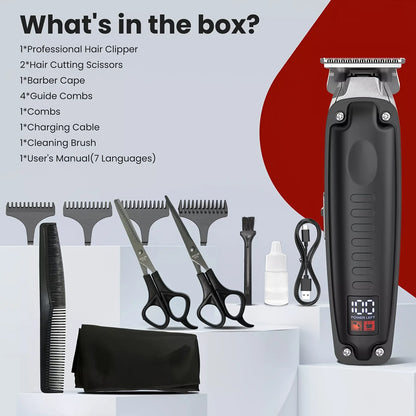 SEJOY Professional Hair Clippers for Men Hair Trimmer Kit Cordless Barber Machines Men's Shaver Gifts