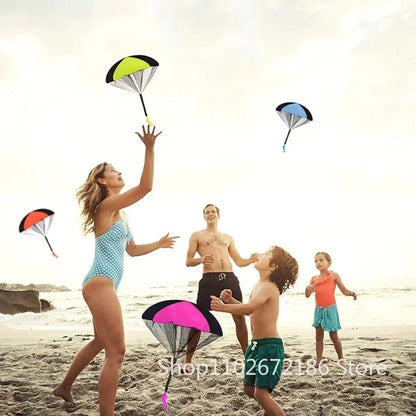 3/5/10 Pcs Fun Hand Throwing Soldier Parachute Outdoor Game Kids Birthday Party Festival Party Gift Reward Carnival Gift Pack