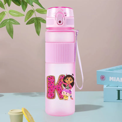 Gabby Dollhouses Cute Water Bottles 550ml Girls Kawaii Cup Kids School Outdoor Sport Flasks Women Office Home Plastics Mug Gift
