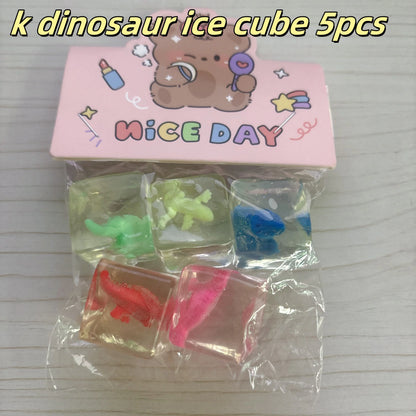 Fidget Toy Mini Squishy Toys Mochi Ice Block Stress Ball Toy Kawaii Transparent Cube cat paw fish Stress Relief Squeeze Toy