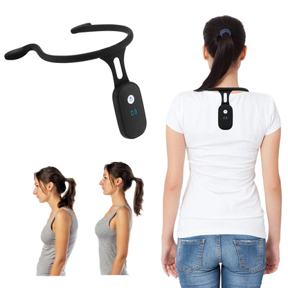 Smart Posture Trainer Back Straightener with Vibration Reminder for Adults Kids Real-Time Monitoring Wearable Sensor