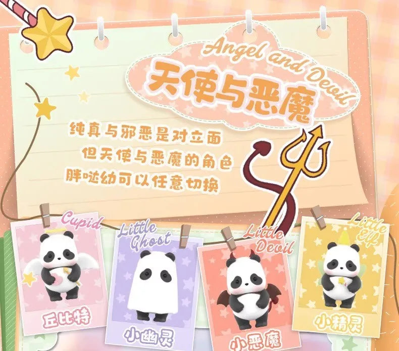 Genuine 52toys PandaRoll Fat Baby Minimum Versatile Series Blind Box Mini Cute Grain Trendy Play Girl Birthday Desktop Gift