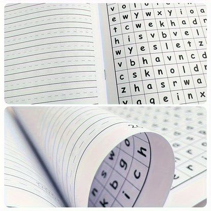 220 Sight Words Learning Workbook with Answer Key Educational Handwriting Sight Words Search Games for Age 3+ School Supplies