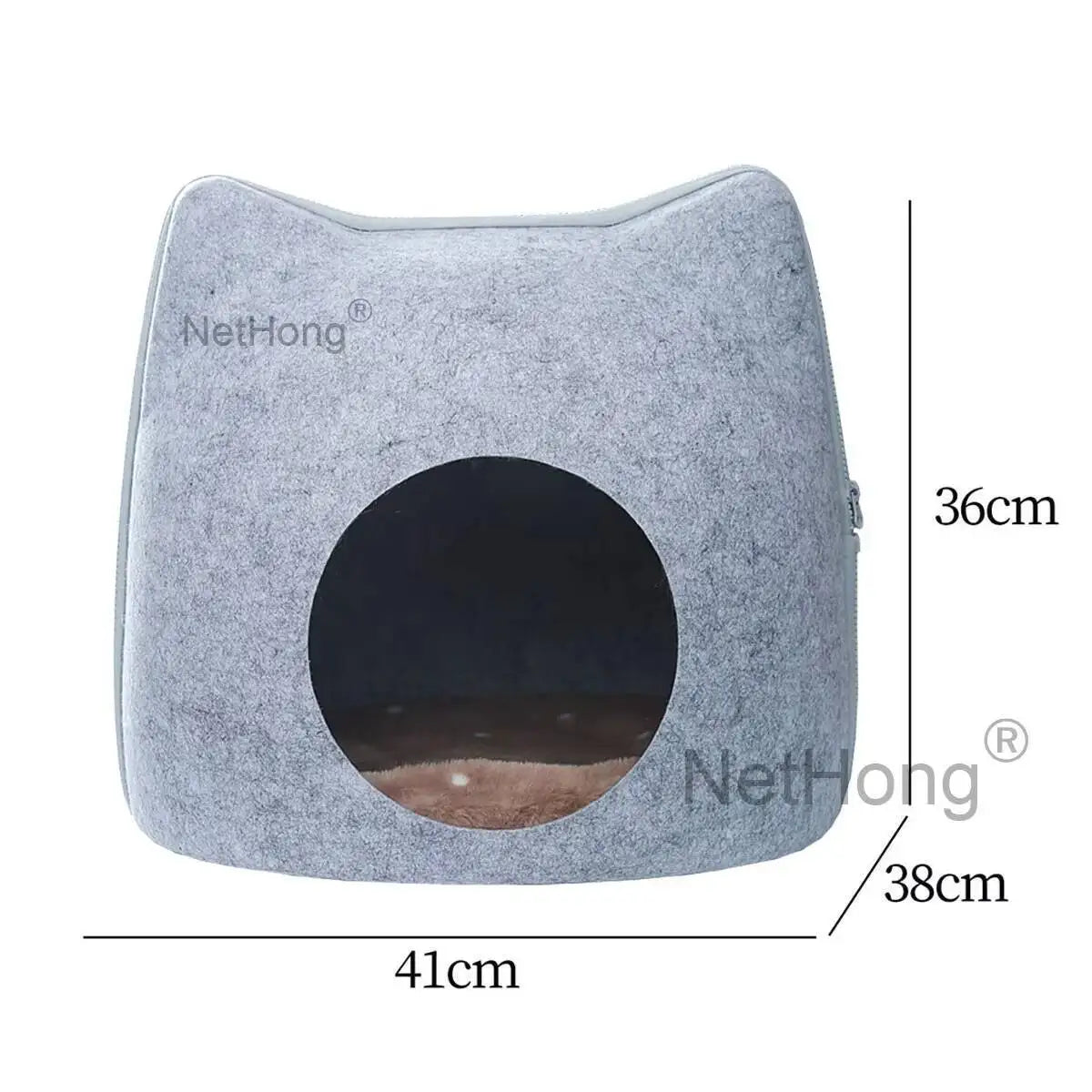 Pet Bed Stool Kitten Dog Puppy Hideaway Cat Sleeping Cave Nest House