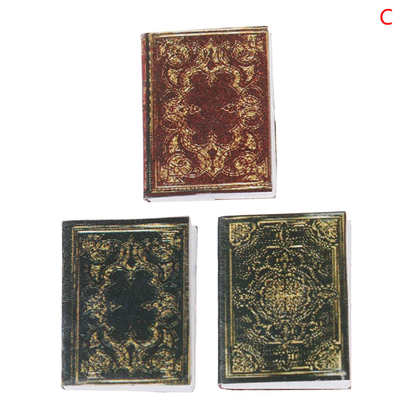 Hot New 10/6/4/3pcs 1/12 Dollhouse Miniature Mini Books Model Furniture Accessories