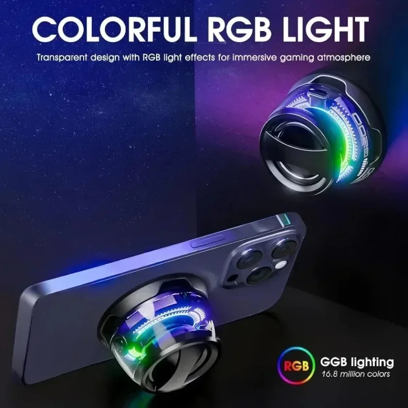 XIKCU G200 Portable Bluetooth Speaker HECATE RGB Lighting Magnetic Speaker BT5.3 Mini Sound Box 7 Hours Playback Phone Holder