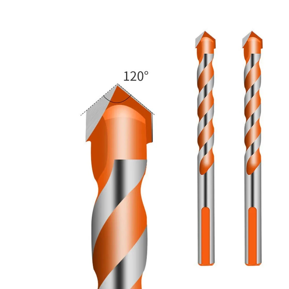 7X Masonry Bit Set Extra Tough Carbide Drill Bits For Stone Concrete Brick