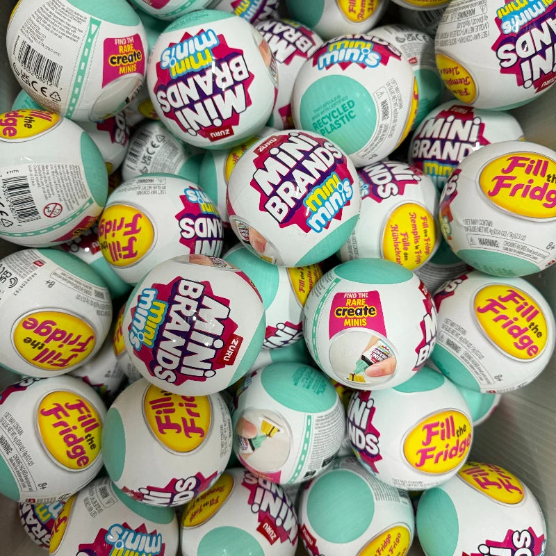 Surprise Ball Mini Brands Fridge Refrigerator Food Series Blind Box Toys Mini Figure Mystery Model Collection Kids Gifts