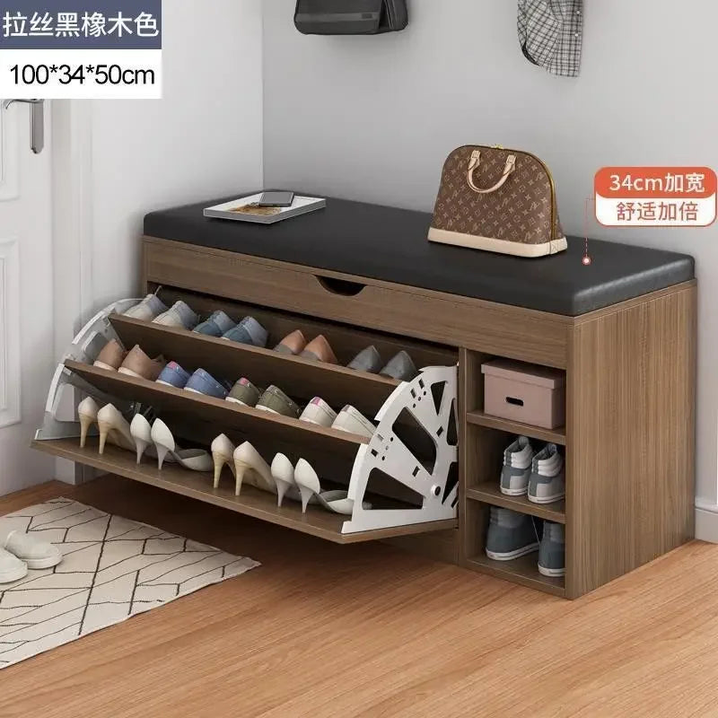 Modern Shoe Cabinets Storage Entrance Stool Entrance Hall Shoe Cabinets Bench White Living Room Home Furniture