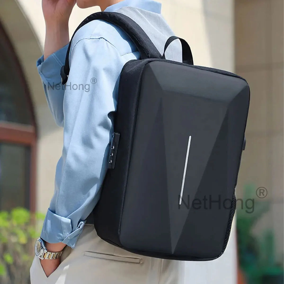 Saison-Highlight: Modischer Rucksack mit hohem Fassungsvermögen für Schüler, Studenten und Pendler im britischen Business-Stil.