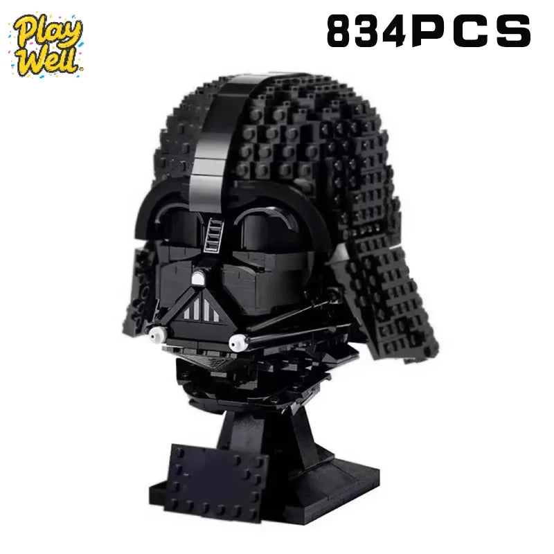 Moc Space Wars Helmet Stormtrooper Vader Fighter Building Blocks 75351 Model Bricks Toys For Kids Birthday Xmas Gifts Home Decor