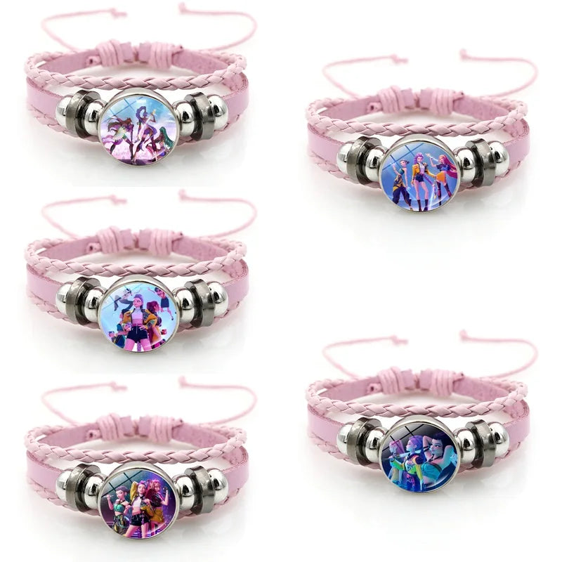 Kpop Demon Hunter Birthday Keychains Kpop Demon Hunter Party Favors Keyring Huntrix Fans Concert Hanging Pendant Party Supplies