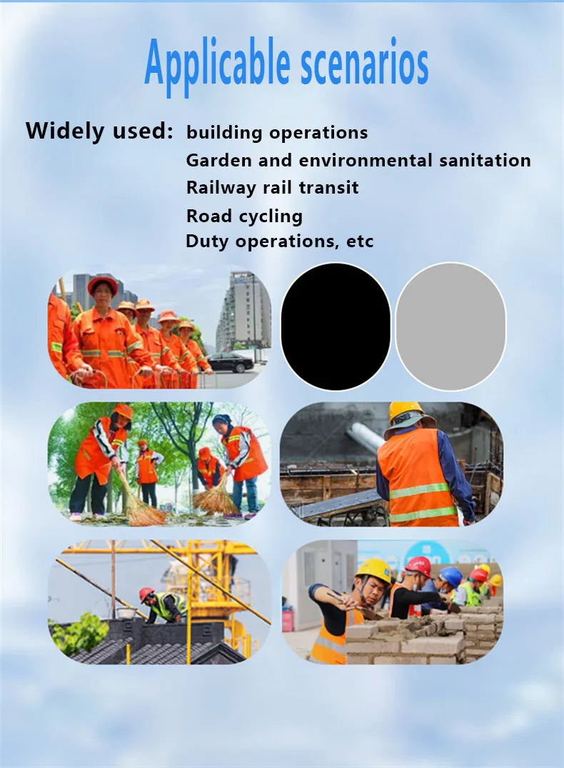 Summer Cooling Fan Workwear, Unisex Short Sleeve, Outdoor Sun Protection & Cooling Vest with Built-in Fans