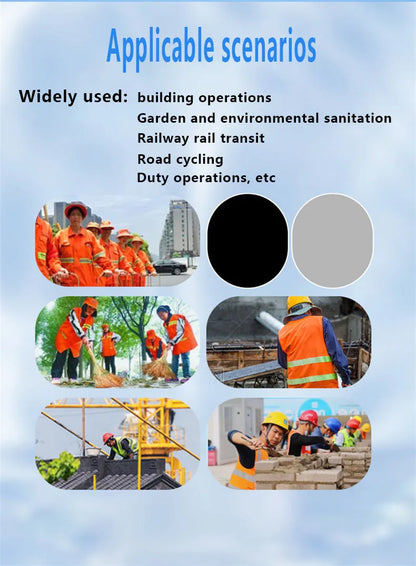 Summer Cooling Fan Workwear, Unisex Short Sleeve, Outdoor Sun Protection & Cooling Vest with Built-in Fans