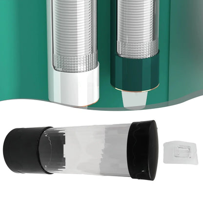 Dispenser Plastic Cup Holder Wall Mounted Automatic Cup Storage Rack Cups Container Disposable Cups Holder fixes for cover