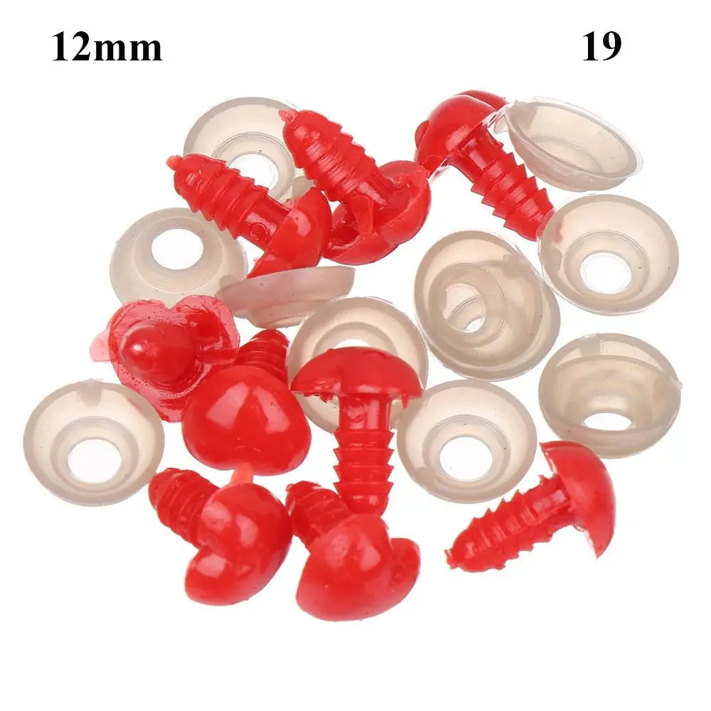 10Pcs Plastic Nose Crafts Doll Triangle Noses Oval Safety Noses Pigs Noses Plush Animal Nose DIY Animals Buttons For Dolls Fox