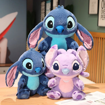 Disney Plush Doll Stitch Lilo Doll Cute Lilo & Stitch Plush Stuffed Toy Xmas Children's Birthday Gift Kawaii Decoration Toys