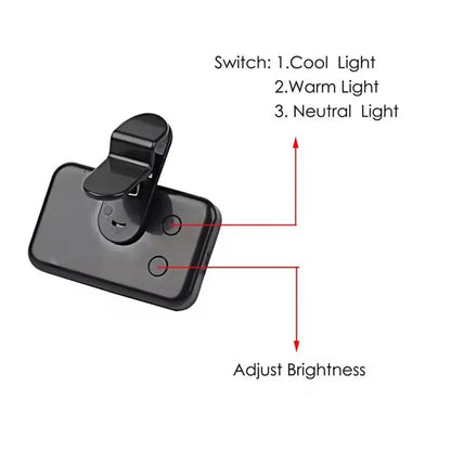 Portable LED Selfie Light For Phone Laptop Clip Flash Fill Video Photo Ringlight Photography Lamp Rechargeable Selfie Lights