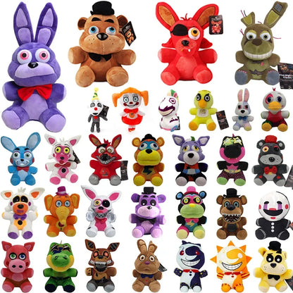 FNAF Plush Toys - Five Nights at Freddy's Official 18cm Character Plushies | Bonnie, Freddy, Foxy & More