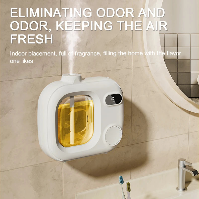 Aromatherapy Diffuser Automatic Scent Sprayer Home Bedroom Toilett Diffuser Spray Air Freshener Deodorizer Diffuser