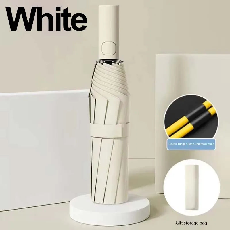 DIXSG 24 Bone Fully Automatic Double Bone Folding Umbrella For Sun UV Protection Rain Resistance And Strong Wind Resistance