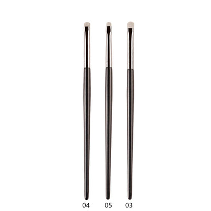 1pc White Pony Hair Eyeshadow Makeup brushes Small Smudge Precision Crease Detail Bevel Eye Shadow Make up brush Liner Lip