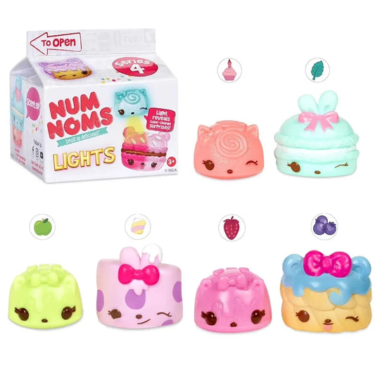 Original Num Noms Lipgloss Stamp Smell So Delicious Smell Snackables Surprise Blind Box Doll Collection Decoration Kids Gifts