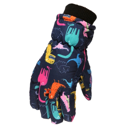 Kids Winter Ski Gloves - Waterproof Windproof Snow Mittens for Boys & Girls Ages 4-12