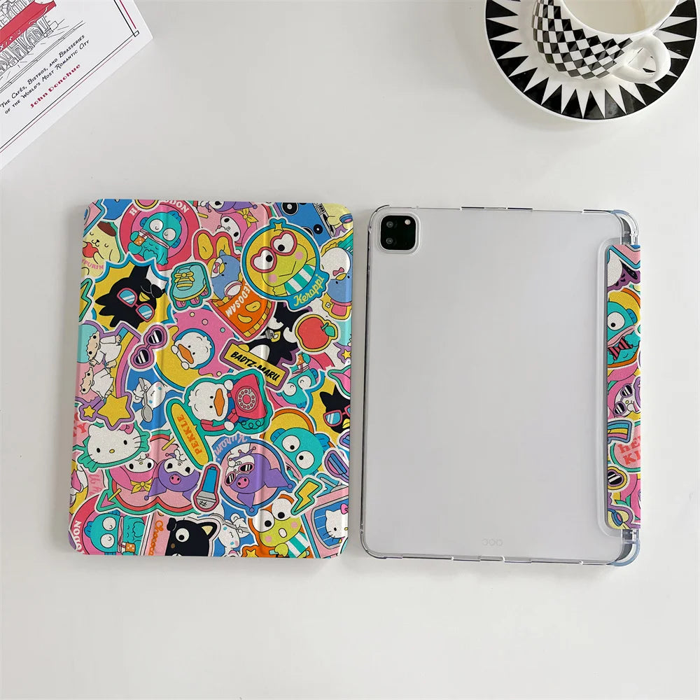 Cartoon Case For iPad Pro 2025 11 inch Air 2024 10th iPad 7 8 9 10.2 Air 5 4 10.9 5 6 9.7 inch Air3 10.5 mini Sleep wake Cover