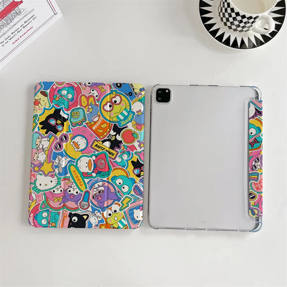 Cartoon Case For iPad Pro 2025 11 inch Air 2024 10th iPad 7 8 9 10.2 Air 5 4 10.9 5 6 9.7 inch Air3 10.5 mini Sleep wake Cover