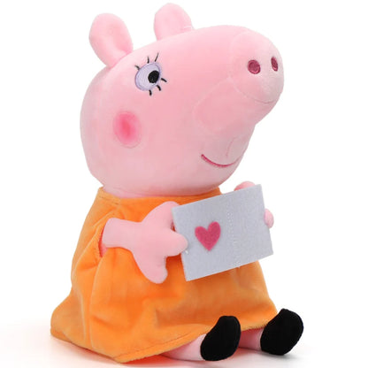 30CM Original Peppa Pig Page Pig Grandpa Pig Grandma Plush Toy Children Page Boy Girl Doll Peppa George Doll Birthday Gift