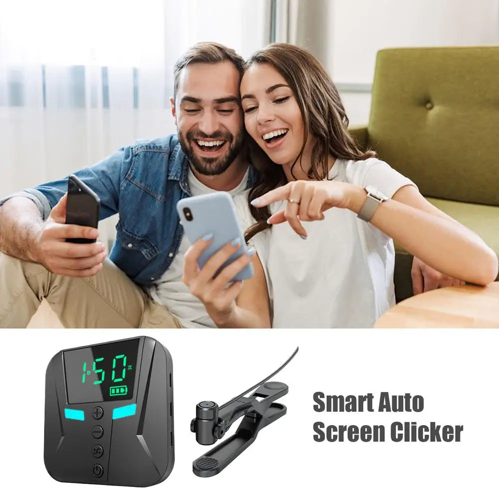 Smart Auto Screen Clicker Mobile Phone Screen Clicker Device Simulated Finger Screen Tapper For Live Broadcasts Likes Games