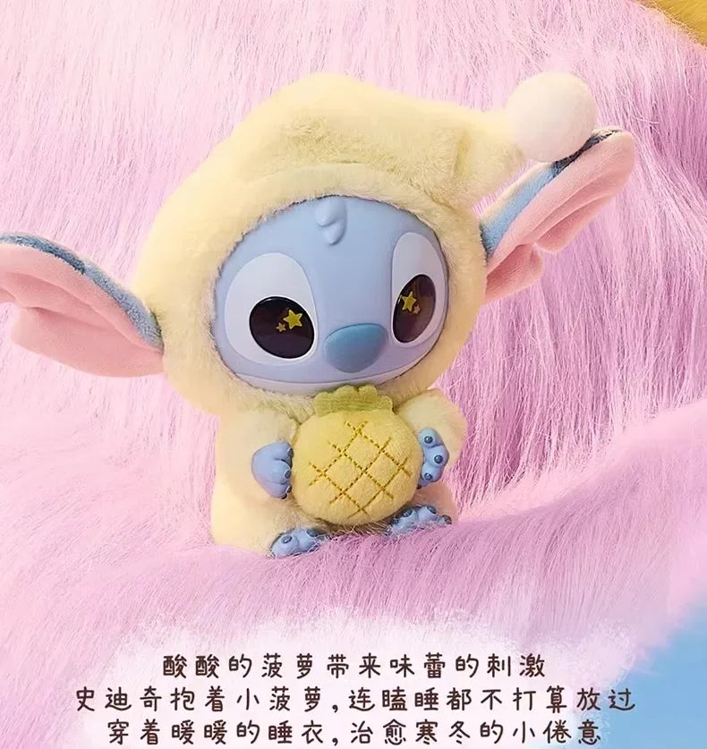 New Stitch Eat Some Thing Before Sleep Series Vinyl Blind Box Bag plush Pendant Cute Doll Mystery Box Toy Adult Gift