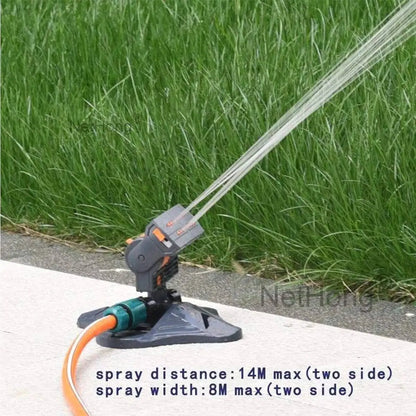 Compact Oscillating Garden/Lawn Sprinkler Automatic Watering UK~