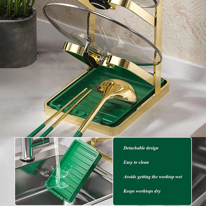 3 Saucepan Pot Pan Storage Rack Holder Kitchen Cupboard Organiser Stand Shelf UK