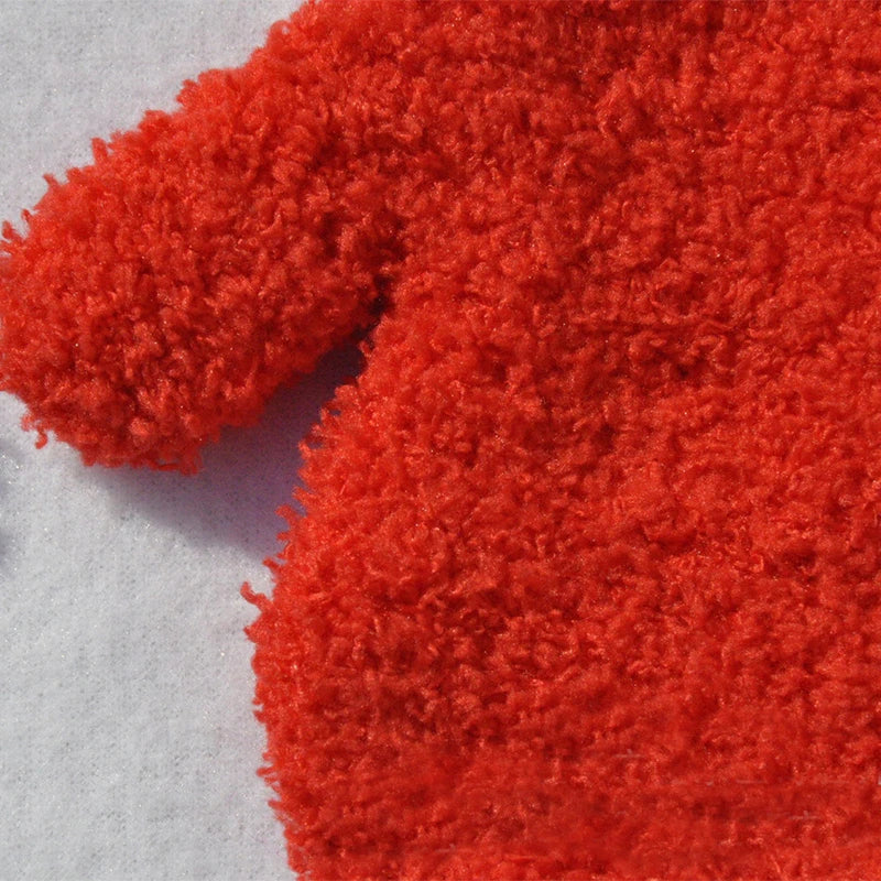 New 1-4Y Kids Gloves Winter Baby Plush Coral Gloves Toddler Full Fingers Cute Mittens Warm Windproof Glove For Boys Girls