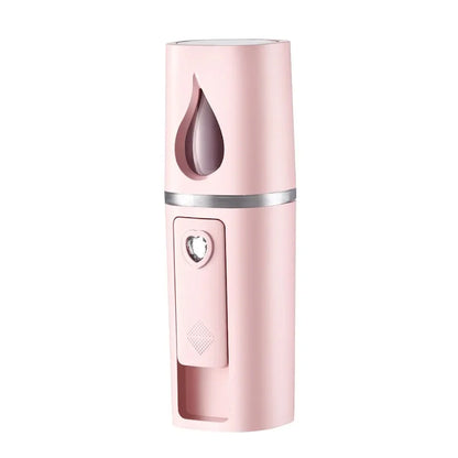 OREADEX Mini Nano Mist Sprayer Cooler Facial Steamer Humidifier USB Rechargeable Face Moisturizing Nebulizer Beauty Skin Care