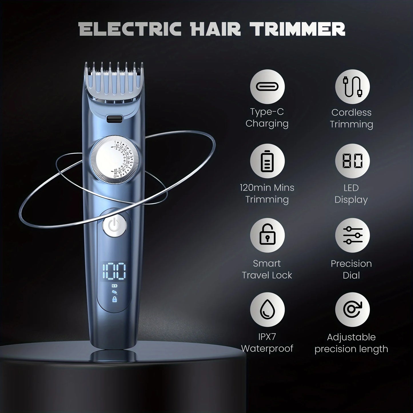 Sejoy Hair Clippers Trimmer for Men Hair Beard Body Arm Professional Electric Outline Edgers Shaver